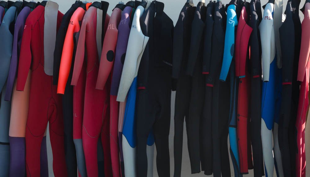 different types of wetsuits